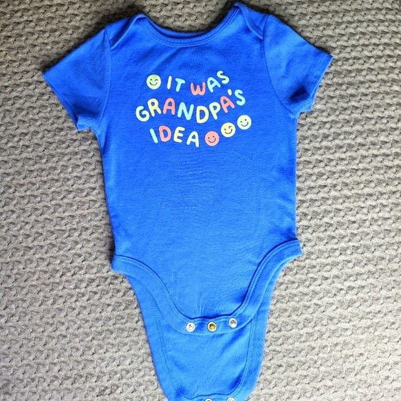 Jumping Beans It Was Grandpa's Idea Short Sleeve - Picture 1 of 4